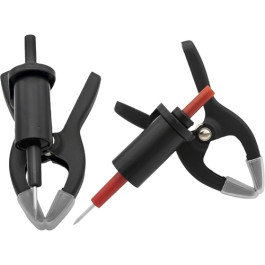 Tool Aid 21200 Clamp Probe Set, Red And Black, for 4 mm Banana Plug Test Le