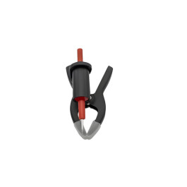 tool Aid 21216 Clamp Probe (Red), 4 mm Banana Plug Connection, Adjustable Swivel Probe