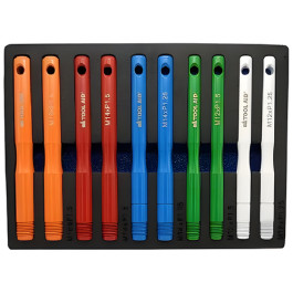 Tool Aid 65180 Wheel Stud Pin Hanger Set, M12 x 1.25 M12 x 1.5 M14 x 1.25 M14 x 1.5 M16 x 1.5, 10 Piece