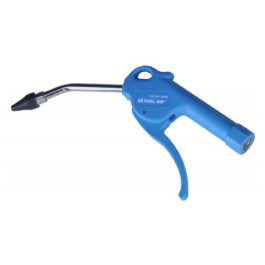 Tool Aid 99500 Long Reach Angled Nozzle Blow Gun, 4-1/2", 1/4" NPT Female Inlet, Blue