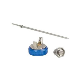 Sharpe 289289 FX1000 Mini-HVLP Spray Gun 1.2mm Nozzle, Polished Metal