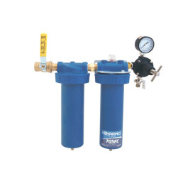Sharpe 6910 Coalescing Filter System 705FC, 1/2" In-Line, Auto Drain, 0.01 Micron Filtration