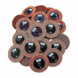 Shark 13018 Quick Change Surface Conditioning Discs, 2 Inch, Medium, Maroon, Type R, 25 Pack