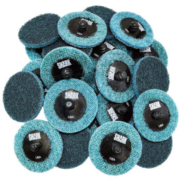 Shark 13027 Star-Brite Surface Conditioning Disc, Fine Grit, Type R Twist-To-Lock, 2 Inch, 25 Per Pack