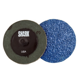 Shark 13245 Mini Grinding Disc, 2", 80 Grit, Blue Zirconia, Pack of 25