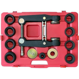 Schley Products 18100 Ball Joint Press Tool Master Set with Cups, 2 to 1 Pivot Action, 18 Ton Force