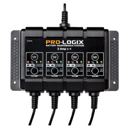 Solar, PL4050, Pro-Logix 4-Bank Battery Maintenance Station, 6/12 V 5 Ax4