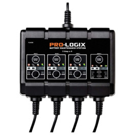 Solar PL4050 Pro-Logix 4-Bank Battery Maintenance Station, 6/12V 4x5A