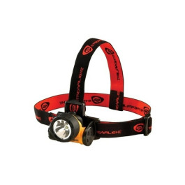 Streamlight 61050 Trident LED Headlamp, 80 lm, 4000 cd, 126 m Beam, Includes Elastic Head Strap and Rubber Hard Hat Strap, Yellow