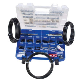 S.U.R.&R. KP1500 Deluxe Fuel Line Replacement Kit, 168-Piece + 75 ft Tubing
