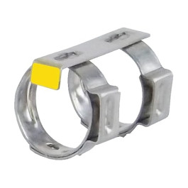 S.U.R.&R. RAC6808 #8 Clamp Holders And #8 Clamps, Yellow Tab, Set of 5