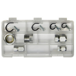 S.U.R.&R. RAC80 A/C Compression Block Off Kit, 3/8-3/4 Inch Sizes