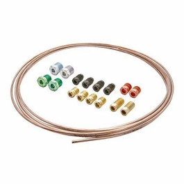 S.U.R.&R. BCC325B Max Flex Quick-Fix Brake Line Bundle, 3/16 inch, 25 ft Line with 16 Tube Nuts