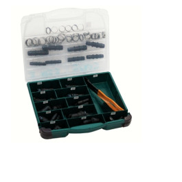 S.U.R.&R. CLC50 Coolant Line Connector Repair Kit, 75 Piece, Ford/GM SAE and VDA, Includes 360 Degree Seal Clamp Pliers