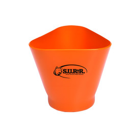 S.U.R.&R.  RFC5-EA Filter Removal Cup, 34 oz, 6 Inches x 6 Inches x 6 Inches, Orange Plastic