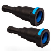 S.U.R. & R. KP040 5/16"-5/16" Straight Push Quick Connect, Pack of 2, Universal Fuel Line Adapter