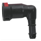 S.U.R. & R. KP120 5/16"-3/8" 90° Push Quick Connect, Pack of 2, Universal Fuel Line Adapter