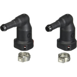 S.U.R.&R. RKP135 Fuel Line Universal Quick Connect, 5/16 Inch To 5/16 Inch, 90 Degree, 2 Count