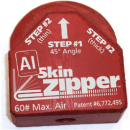 Steck 21892 Door Skinner Tool, Aluminum, Zipper Style