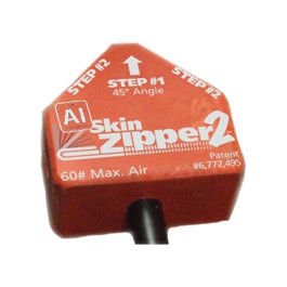 Milton 21896 Aluminum Skin Zipper 2, Air Hammer Door Skinning Tool For Aluminum Door Window Flange Openings