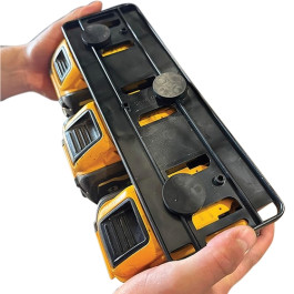 StealthMounts BD-DW20-1-MG Magnetic Battery Rack for DeWalt 20V/60V Batteri