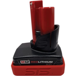 STS Auto Design MW12XCG Magnetic Battery Cover, Milwaukee M12 XC 3.0 Ah, 4.