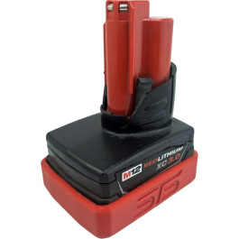 STS Auto Design MW12XCR Magnetic Battery Cover, Milwaukee M12 XC 3.0/4.0/6.