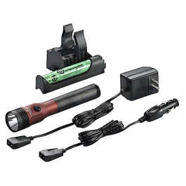 Streamlight 75484 Stinger LED HL Rechargeable Flashlight Kit, 800 lumen, 120V AC/12V DC PiggyBack Charger, Red