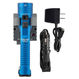 Streamlight 78131 Stinger 2020 Rechargeable Flashlight, 2000 Lumen, 120V AC/12V DC, 1 Holder Charger, Blue