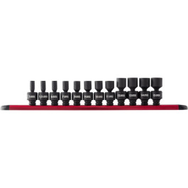 Sunex 1814 Universal Impact Socket Set, 1/4 Inch Drive, 12-Piece