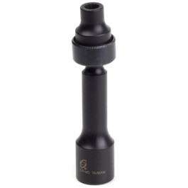 Sunex 208ZUMDL 8mm Driveline Impact Socket, 1/2" Drive, Chrome-Molybdenum Steel, 12-Point Design