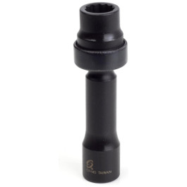 Sunex 215ZUMDL 1/2" Drive 15mm 12-Point Driveline Impact Socket, Chrome-Molybdenum Steel, Durable Design