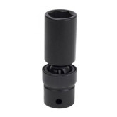 Sunex 216UD 1/2" Drive 1/2" Deep SAE Universal Impact Socket, Chrome-Molybdenum, Black Oxide