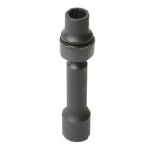 Sunex 216ZUDL 1/2" Drive 1/2" Universal 12-Point SAE Impact Socket, Chrome-Molybdenum, Black Oxide