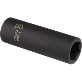 Sunex 217MD Deep Impact Socket, 17mm, 1-1/2 inch Drive, Chrome-Molybdenum Steel, 6 Point