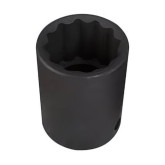 Sunex 218Z 1/2" Drive 9/16" 12-Point Impact Socket, Chrome-Molybdenum, Black Oxide