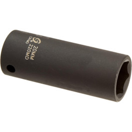 Sunex 220MD Impact Socket, 1-1/2-inch Drive, 20mm, Chrome-Molybdenum Steel, 6 Point