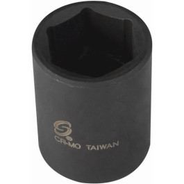 Sunex 221M Impact Socket, 1/2-inch Drive, 21 mm, Chrome-Molybdenum Steel, 6 Point