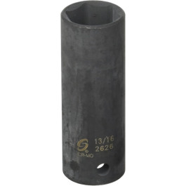 Sunex 2626 Deep Impact Socket, Extra Thin Wall, 1/2 inch Drive, 13/16 inch, Chrome-Molybdenum Steel, 6 Point