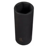 Sunex 312D 3/8" Deep Impact Socket, 3/8" Drive, 6-Point, Chrome-Molybdenum Steel, Radius Corner Design
