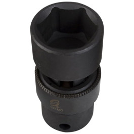 Sunex 312UM 3/8" Drive 12mm Universal Metric 6-Point Impact Socket, Chrome-Molybdenum Steel, Dual Size Markings