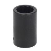 Sunex 312Z 3/8" Drive 3/8" 12-Point SAE Standard Impact Socket, CR-MO Steel, Durable Design