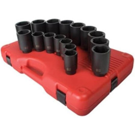 Sunex 314MRD Semi-Deep Impact Socket, 14 mm, 3/8 inch drive
