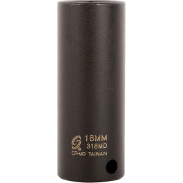 Sunex 318MD Impact Socket, Chrome Molybdenum Steel, Drive 18 mm, 3/8-inch