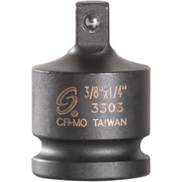 Sunex 3303 3/8" Female x 1/4" Male Super Socket Adapter with Friction Ball