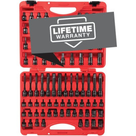 Sunex 3569 Master Hex Bit Impact Socket Set, 3/8" Drive, 84 Piece