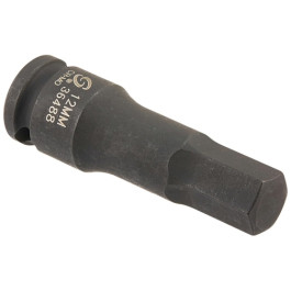 Sunex 36488 3/8" Drive 12 mm Hex Impact Socket, Chrome-Molybdenum Steel, Durable Design