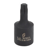 Sunex 3670S5 T40 Internal Star Impact Socket, 3/8 inch Drive