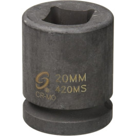 Sunex 420MS Square Impact Socket, 3/4 inch Drive, 20 mm