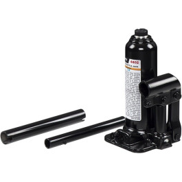 Sunex 4402 2 Ton Bottle Jack, Low Height 7.13 inches, High Height 13.58 inches, Fully Welded Base, Safety Valve